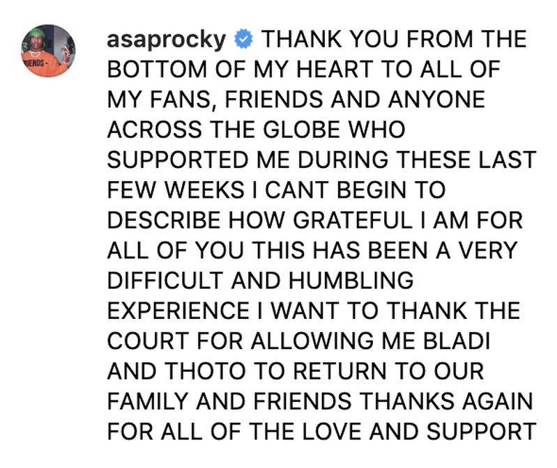 Bildkälla: Instagram/asaprocky Bildkälla: Instagram/asaprocky